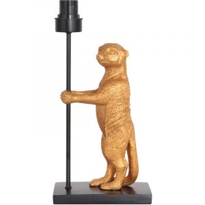 Anne Lighting - lampe &agrave; poser - Animaux - noir - plastique m&eacute;tal - fixation libre - E27 - 3126ZW