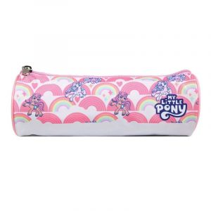 Bagtrotter trousse scolaire ronde my little pony rose