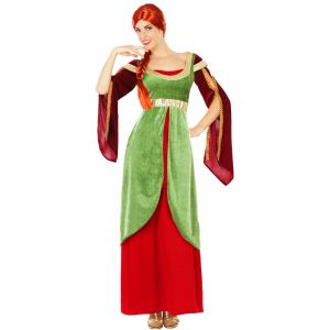 Ruedelafete Costume Médiévale - Femme Taille : M/L - 40/42 - Déguisements et fêtes