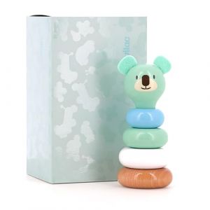 Vilac Empilable en Bois Boizoos, Alice Le Koala, 8085G, Multicouleur