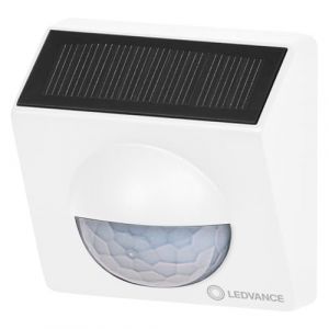 Ledvance Smart+ Capteur extérieur de détection de mouvement avec technologie WiFi et cellule solaire, blanc