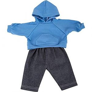 Legler 11779 Vêtements de poupée, Pull Bleu à Capuche et Pantalon en Look Jeans, à partir de Deux Ans Toys