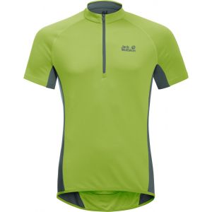 Jack Wolfskin Tourer Maillot à fermeture éclair torse Homme, vert L Maillots route