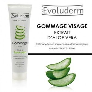 Image de Evoluderm Gommage visage extrait d'aloe vera - 150ml