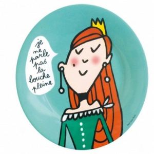 Image de Petit Jour Assiette Princesse 20 cm