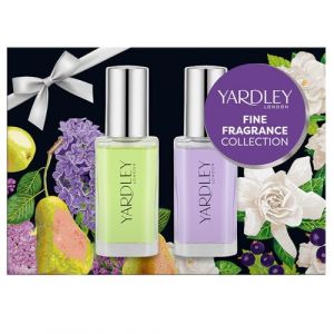 Yardley Fine Fragrance Collection Gift Set 10ml Lilac & Pear EDT + 10ml Gardenia & Cassis EDT