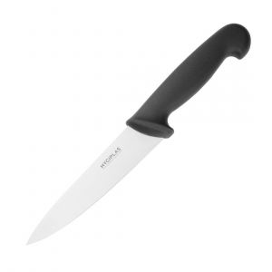 Hygiplas Couteau de cuisinier noir 160mm