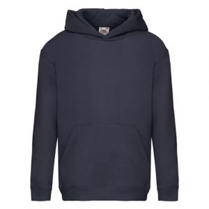 Image de Fruit Of The Loom - Sweatshirt à capuche - Enfant unisexe (5-6 ans) (Bleu marine profond) - UTRW3303