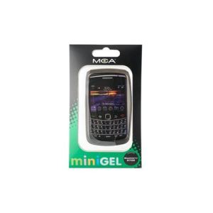 Muvit SKINCBLACK9700 - Étui Pour téléphone intelligent - noir - BlackBerry Bold 9700 Minigel