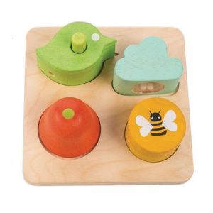 Tender Toys puzzle avec bois sonore junior 14 x 14 x 4 cm