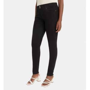 Image de Levi's 711 Double Button Jeans Femme, Night Is Black, 32W / 32L