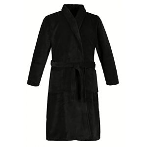 JP 1880 Bademantel Robe de Chambre, Black Beauty, 5XL Homme