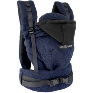 Porte bébé HoodieCarrier 2 Bleu Moelleux