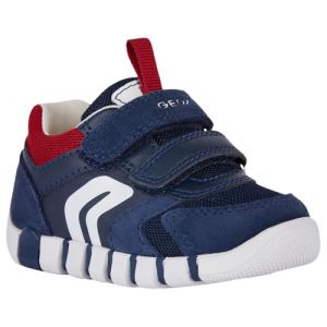 Geox Baskets à scratch bébé garçon iupidoo bleu rouge et blanc - 26 - Taille 26