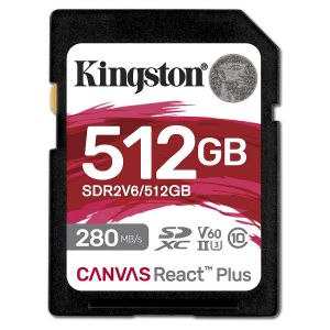Kingston SD Canvas React Plus V60 SDR2V6 - 512GB
