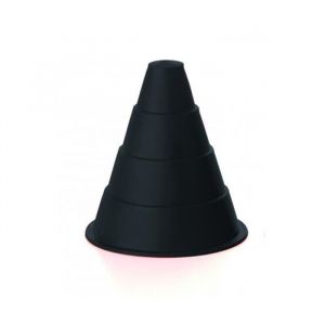 Visiodirect Cône Extra Souple 16 cm Couleur Noir