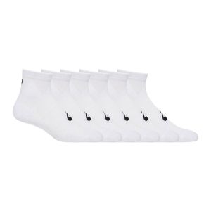 Asics Chaussettes x6 quarter blanc unisex