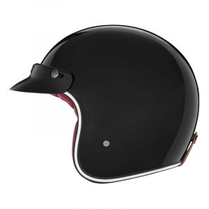 Nox Casque jet N243 noir brillant- XS