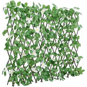VidaXL Treillis de lierre artificiel extensible vert 186x70 cm Vert