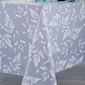 Calitex Toile cirée Broceliande, Gris, 140 x 250 cm