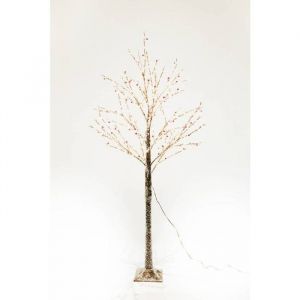Arbre givré lumineux extérieur 120 LED blanc chaud H.90cm - Feeric lights & christmas