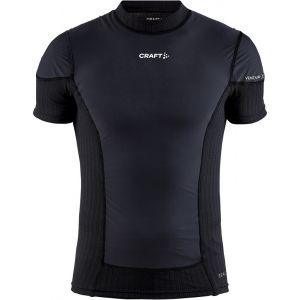 Craft Active Extreme X Wind Haut À Manches Courtes Homme, black/granite XL Maillots de corps