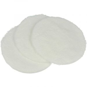 Vhbw 3x Pads de polissage compatible avec Kärcher fp 202, pst 1000, pst 222, fp 222 aspiro-cireuse - Set de polissage pour parquet blanc