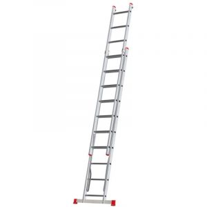 Monmobilierdesign XTRA Echelle transformable en aluminium 2 plans 10 marches