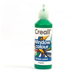 Peinture repositionnable pour vitres Creall Gl 80 ml vert Creall