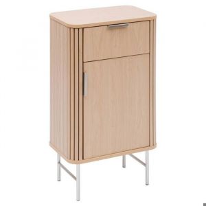 Meuble bas de salle de bain 1 porte Beige