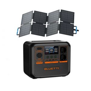 Kit BLUETTI AC70P avec Panneau Solaire 60W - 864Wh LiFePO4, Générateur solaire 2x1000W