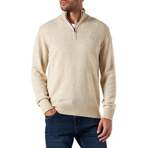 Schott Pull camionneur Blanc - Couleur Blanc - Taille XL