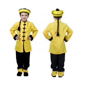 D&eacute;guisement enfant chinois jaune - Asie - Polyester - Normes UE