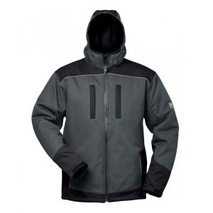 Elysee Blouson softshell Aouix, Taille 3XL, gris/noir