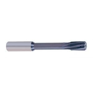 Beck Alésoir haute performance HNC avec arrosage central pour trou débouchant, Ø nominal : 7,99 mm, Long. utile 60 mm, Long. totale 100 mm, Ø queue h6 : 8 mm