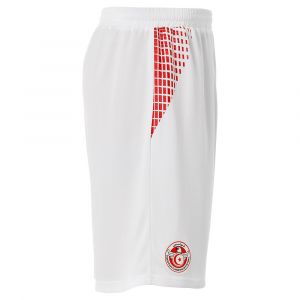 Uhlsport Homme Tunisie Shorts, Blanc/Rouge, FR : 2XL