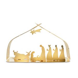Alessi Cr&egrave;che Bark Crib / Acier or/m&eacute;tal en m&eacute;tal