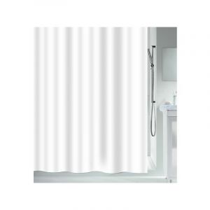 Image de Spirella Rideau de douche Polyester SECURITAS 240x180cm Blanc - Blanc