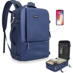 Numada Explorer B40 Sac &agrave; dos de voyage cabine 20L 0x20x25cm Bleu