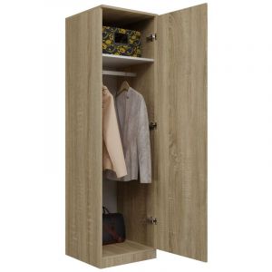 Armoire armoire étagère porte sd-50 chêne sonoma