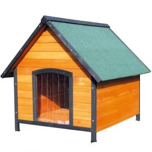 Niche Chien en bois moderne de haute qualité Luna Taille XL 97 x 111 x 101 cm