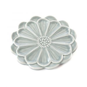 Coupelle pétale gris petit modèle - Amadeus - Gris - Faience