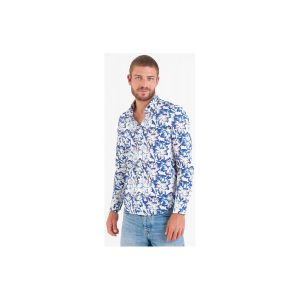 Chemise manches longues imprimé grosses fleurs Camberabero