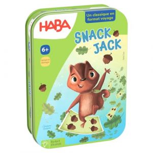 Haba Snack la Noix ! &ndash; Jeu de Cartes Amusant pour Enfants &agrave; partir de 7 Ans &ndash; Tactique et habilet&eacute; n&eacute;cessaires &ndash; Id&eacute;al pour Un Jeu Rapide en d&eacute;placement &ndash; 2011101002