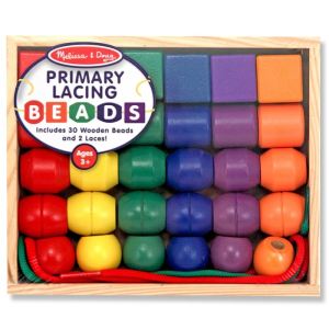 Melissa & Doug Billes de laçage primaire