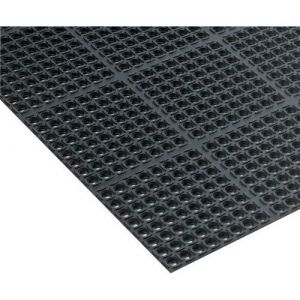 Certeo Tapis anti-fatigue - surface perforée L x l 1020 x 660 mm - revêtement de sol revêtements de sol tapis tapis de sol tapis industriel