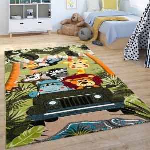 Paco Home - Tapis Chambre Enfant Vert 200x290 cm