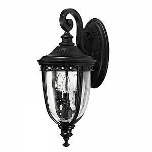 Feiss Applique Murale English Bridle H 50cm 3x60W - Noir - feeb2mblk