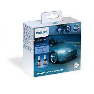 Philips 2 ampoules LED H7 Ultinon Essential