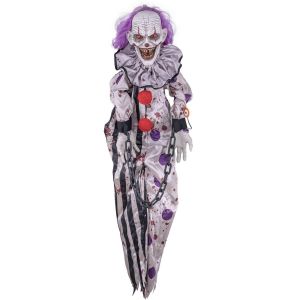 Ruedelafete Clown suspendu 150 cm avec lumière, son et mouvement